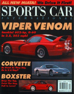 SPORTS CAR INTERNATIONAL 1997/1998 DEC/JAN - BOXSTER, VIPER VDENOM, VETTE*